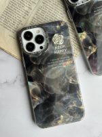 قاب موبایل آیفون سنگ ماربل دودی گل برجسته - Image 13