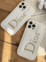 قاب موبایل آیفون دیور بالشتی لوگو طلایی - Image 6