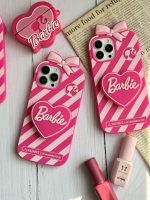 قاب موبایل آیفون باربی آبنباتی پاپیون دار پاپسوکت قلبی - Image 26