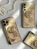 قاب موبایل آیفون پروانه نگین دار سواروسکی استندشو - Image 13