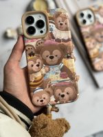 قاب موبایل آیفون خانواده خرسی + بند کوتاه خرسی - Image 27