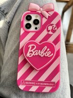 قاب موبایل آیفون باربی آبنباتی پاپیون دار پاپسوکت قلبی - Image 28