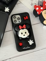 قاب موبایل آیفون میکی موس عشق سیلیکونی پاپ سوکت چسبیده - Image 18