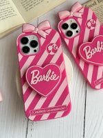 قاب موبایل آیفون باربی آبنباتی پاپیون دار پاپسوکت قلبی - Image 20