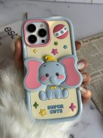 قاب موبایل آیفون بچه فیل دامبو گوش استندشو - Image 23