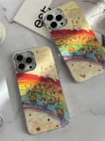 قاب موبایل آیفون خرگوش رنگین کمانی - Image 6