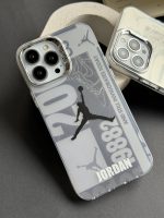 قاب موبایل آیفون نایک جردن لوگو نقره ای 9882 - Image 19