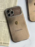 قاب موبایل آیفون کاملیا کاراملی محافظ لنزدار - Image 4