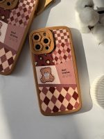 قاب موبایل آیفون بهترین آرزوی خرسی قهوه ای محافظ لنزدار - Image 16