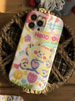 قاب موبایل آیفون خرس نقاشی آبرنگی پایه استند دار - Image 22