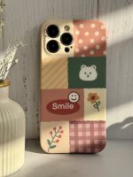 قاب موبایل آیفون شاخه گل ارغوانی محافظ لنزدار - Image 18