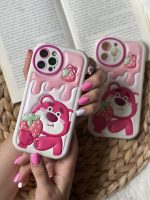 قاب موبایل آیفون برجسته خرس لوتسوهاگین و خرس پو محافظ لنزدار - Image 28