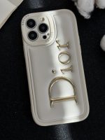 قاب موبایل آیفون دیور بالشتی لوگو طلایی - Image 9