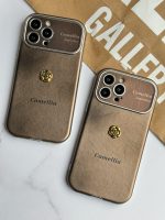 قاب موبایل آیفون کاملیا کاراملی محافظ لنزدار - Image 7