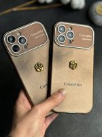 قاب موبایل آیفون کاملیا کاراملی محافظ لنزدار - Image 17