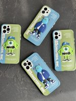 قاب موبایل آیفون کارخانه هیولاها سالی و مایک برجسته محافظ لنزدار - Image 3