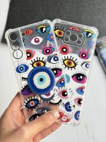 قاب موبایل سامسونگ چشم نظر پشت بیرنگ + پاپسوکت - Image 2