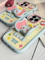 قاب موبایل آیفون بچه فیل دامبو گوش استندشو - Image 33