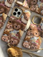 قاب موبایل آیفون خانواده خرسی + بند کوتاه خرسی - Image 14