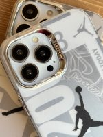 قاب موبایل آیفون نایک جردن لوگو نقره ای 9882 - Image 17