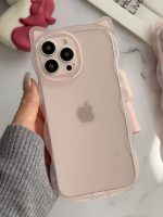 قاب موبایل آیفون گربه یخی شفاف - Image 4