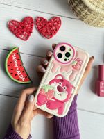 قاب موبایل آیفون برجسته خرس لوتسوهاگین و خرس پو محافظ لنزدار - Image 15