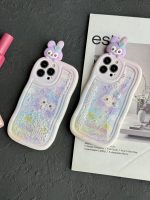 قاب موبایل آیفون استلا آکواریومی سیلیکونی بنفش - Image 7