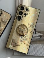 قاب موبایل آیفون پروانه نگین دار سواروسکی استندشو - Image 2