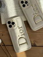 قاب موبایل آیفون دیور بالشتی لوگو طلایی - Image 7