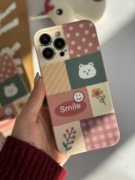 قاب موبایل آیفون شاخه گل ارغوانی محافظ لنزدار - Image 9