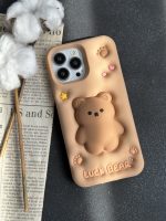 قاب موبایل آیفون خرس فیجت برجسته - Image 3