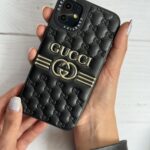 قاب موبایل شیائومی گوچی بالشتی چرمی داغ