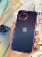 قاب موبایل آیفون یخ در بهشت دورنگ شفاف محافظ لنزدار ( 3008 ) - Image 8