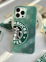 قاب موبایل آیفون استارباکس هلوگرامی سبز - Image 16