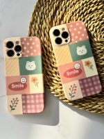 قاب موبایل آیفون شاخه گل ارغوانی محافظ لنزدار - Image 31