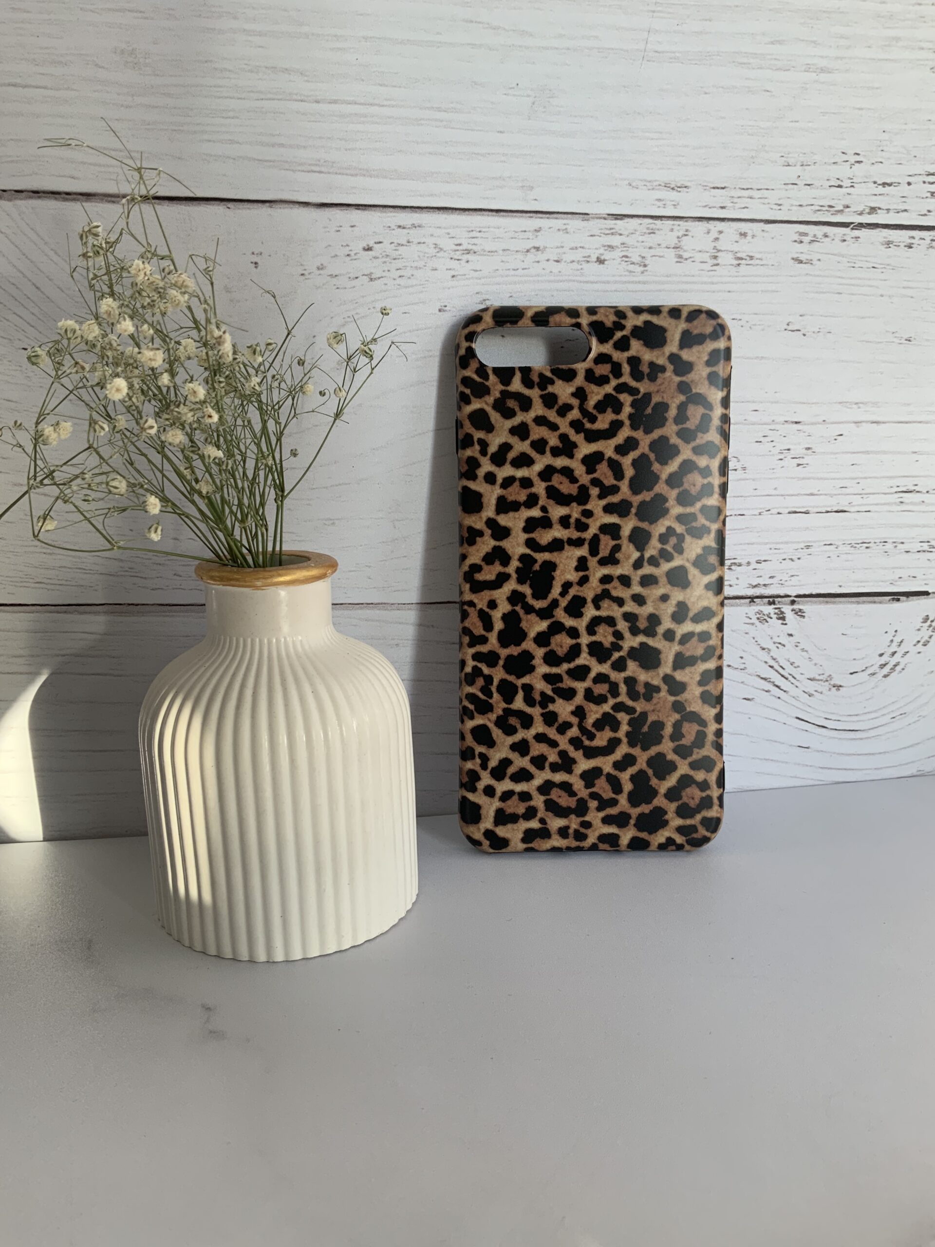 قاب موبایل آیفون پلنگی مات ژله ای قهوه ای قاب موبایل آیفون پلنگی مات ژله ای قهوه ای - Image 1