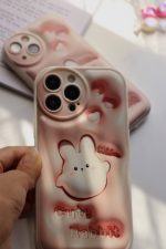 قاب موبایل آیفون شکار خرگوش سه بعدی محافظ لنزدار - Image 28