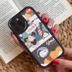 قاب موبایل آیفون سگ اسنوپی محافظ لنزدار