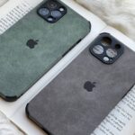 قاب موبایل آیفون جیر مخملی