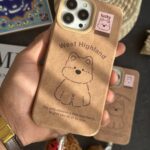 قاب موبایل آیفون دم پاپی سگ زنگوله دار