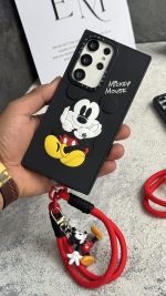 قاب موبایل ( سامسونگ - شیائومی ) میکی موس برجسته سیلیکونی ( بدون بند ) - Image 10