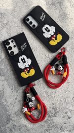 قاب موبایل ( سامسونگ - شیائومی ) میکی موس برجسته سیلیکونی ( بدون بند ) - Image 6