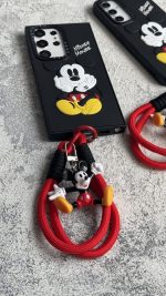 قاب موبایل ( سامسونگ - شیائومی ) میکی موس برجسته سیلیکونی ( بدون بند ) - Image 9