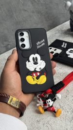 قاب موبایل ( سامسونگ - شیائومی ) میکی موس برجسته سیلیکونی ( بدون بند ) - Image 2