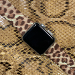 بند اپل واچ پلنگ ایرانی نارنجی