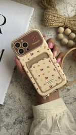 قاب موبایل گل رز فیوره جاکارتی + بندست - Image 4