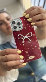 قاب موبایل ( آیفون ) پاپیون چریبو گل رز - Image 3