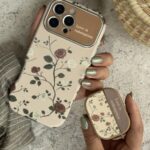 قاب موبایل آیفون گل رز لاو