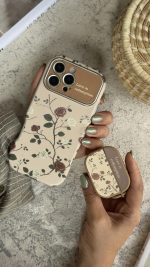 قاب موبایل آیفون گل رز لاو