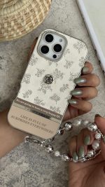 قاب موبایل آیفون کافی رز دورنگ + بندست - Image 2